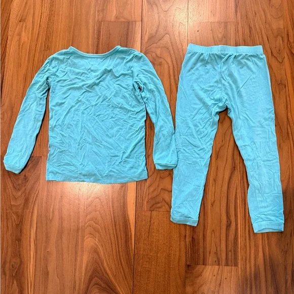 Kyte baby pajamas lot of 2 jade and whales size 3T - Picture 4 of 5